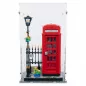 Preview: 21347 Rote Londoner Telefonzelle - Acryl Vitrine Lego