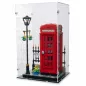 Preview: 21347 Rote Londoner Telefonzelle - Acryl Vitrine Lego