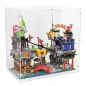 Preview: 71799 Die Märkte von Ninjago City - Acryl Vitrine Lego