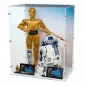 Preview: 75398 / 75379 C-3PO & R2D2 - Lego Acryl Vitrine