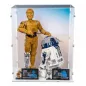 Preview: 75398 / 75379 C-3PO & R2D2 - Lego Acryl Vitrine