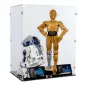 Preview: 75398 / 75379 C-3PO & R2D2 - Lego Acryl Vitrine