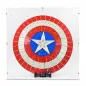 Preview: 76262 Captain Americas Schild - Acryl Vitrine Lego