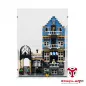 Preview: Lego 10190, 10218, 10243, 10246, 10251, 10260, 10264 Modular Häuser - Acryl Vitrine