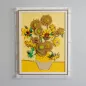 Preview: 31215 Vincent Van Gogh Sunflowers Wall Mounted Display Case