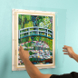 Preview: 31220 Claude Monet Bridge over a Pond of Water Lilies - Wall Mounted Display Case