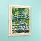 Preview: 31220 Claude Monet Bridge over a Pond of Water Lilies - Wall Mounted Display Case
