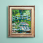 Preview: 31220 Claude Monet Bridge over a Pond of Water Lilies - Wall Mounted Display Case (Special Edition)