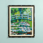 Preview: 31220 Claude Monet Bridge over a Pond of Water Lilies - Wall Mounted Display Case