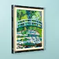 Preview: 31220 Claude Monet Bridge over a Pond of Water Lilies - Wall Mounted Display Case