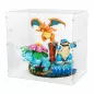 Preview: 72153 Pokémon Bisaflor, Glurak und Turtok - Acryl Vitrine