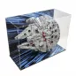 Preview: Lego 75192 UCS Millennium Falcon (On Stand) Acryl Vitrine - Vinyl Hintergrund