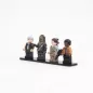 Preview: Displayständer für 4 LEGO Minifiguren (5er Pack)