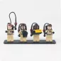 Preview: Displayständer für 4 LEGO Minifiguren (5er Pack)