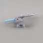 Preview: 2in1 Acryl Ständer für 10356 Star Trek: U.S.S. Enterprise NCC-1701-D
