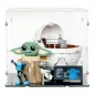 Preview: 75403 Grogu in seiner Repulsorwiege - Acryl Vitrine Lego