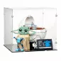 Preview: 75403 Grogu in seiner Repulsorwiege - Acryl Vitrine Lego