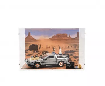 10300 DeLorean die Zeitmaschine aus Zurück in die Zukunft - Acryl Vitrine (groß)