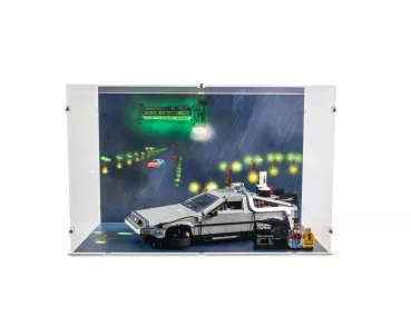 10300 DeLorean die Zeitmaschine aus Zurück in die Zukunft - Acryl Vitrine (groß)