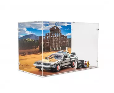 10300 DeLorean Back to the Future Time Machine (Large) Display Case