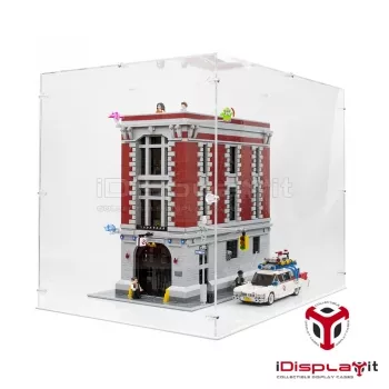 75827 Ghostbusters Feuerwehr HQ Acryl Vitrine Lego