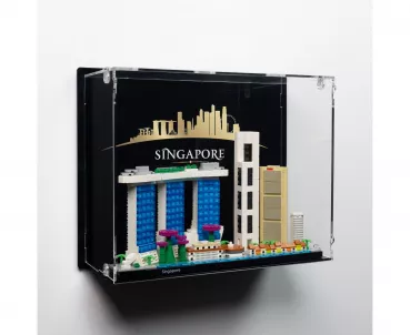 21057 Singapore Wall Mounted Display Case