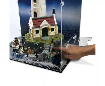 21335 Motorisierter Leuchtturm - Acryl Vitrine Lego