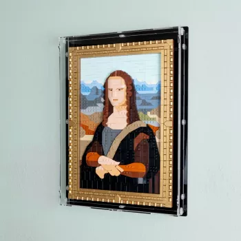 31213 Mona Lisa Wall Mounted Display Case