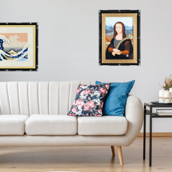 Preview: 31213 Mona Lisa Wall Mounted Display Case