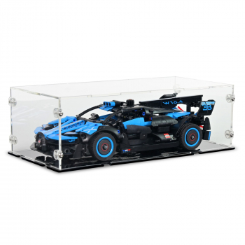Preview: 42162 Bugatti Bolide Agile Blue - Acryl Vitrine Lego