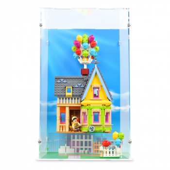 Preview: 43217 UP House Display Case - XL Display & Stand & Vinylbackground