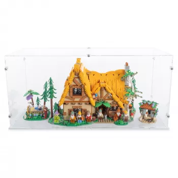 43242 Die Hütte von Schneewittchen und den sieben Zwergen - Acryl Vitrine Lego