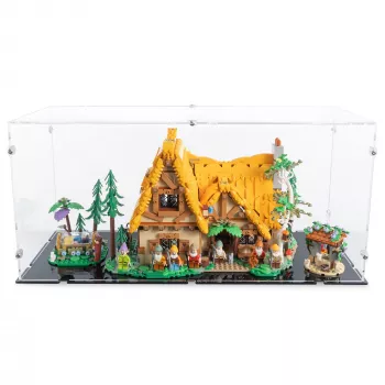 43242 Die Hütte von Schneewittchen und den sieben Zwergen - Acryl Vitrine Lego