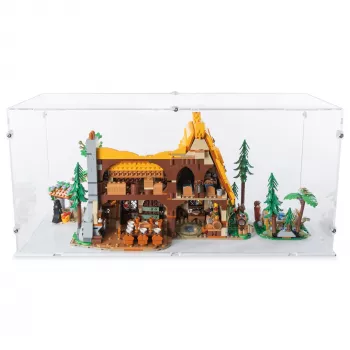 43242 Die Hütte von Schneewittchen und den sieben Zwergen - Acryl Vitrine Lego