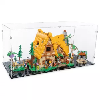 43242 Die Hütte von Schneewittchen und den sieben Zwergen - Acryl Vitrine Lego