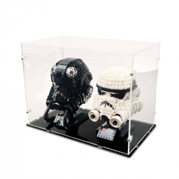 Preview: 2x Star Wars Helmets Display Case Lego