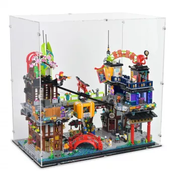 71799 Die Märkte von Ninjago City - Acryl Vitrine Lego