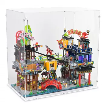 71799 Die Märkte von Ninjago City - Acryl Vitrine Lego