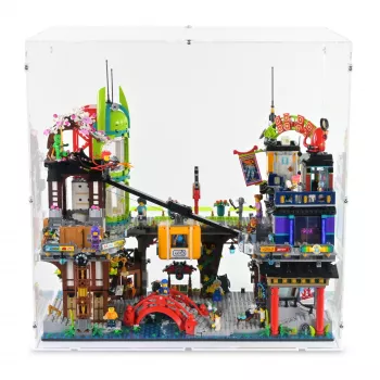 71799 Die Märkte von Ninjago City - Acryl Vitrine Lego