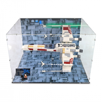 Preview: 75355 UCS X-Wing Starfighter Horizontal Display Case & Stand