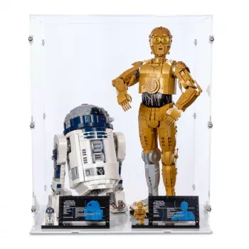 75398 / 75379 C-3PO & R2D2 - Lego Acryl Vitrine