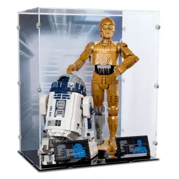 75398 / 75379 C-3PO & R2D2 - Lego Acryl Vitrine