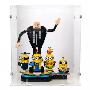 75582 Brick-Built Gru and Minions - Display Case