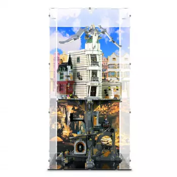 76417 Gringotts Zaubererbank - Sammleredition - Acryl Vitrine Lego