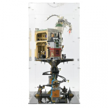 76417 / 40598 Gringotts Zaubererbank + Verlies - Acryl Vitrine Lego