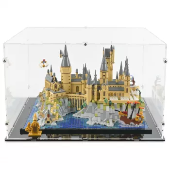 76419 Schloss Hogwarts mit Schlossgelände - Acryl Vitrine