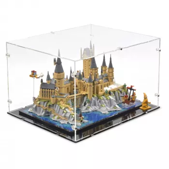 76419 Schloss Hogwarts mit Schlossgelände - Acryl Vitrine