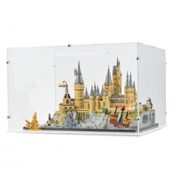 Preview: 76419 Schloss Hogwarts mit Schlossgelände - Acryl Vitrine