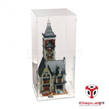 Preview: Lego 10273 Haunted House Display Case (Closed)