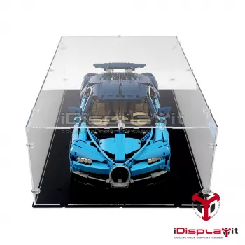 Lego 42083 Bugatti Chiron + 42096 Porsche 911 RSR Display Case